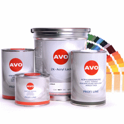 Bild von RAL 4001 - RAL 4010 2K AVO Acryl Autolack matt 5,5 Liter Set 