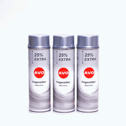 Zeige Details für AVO Felgensilber Lackspray 3 x 500ml Bild von AVO Felgensilber Lackspray 3 x 500ml