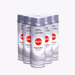 Zeige Details für AVO Felgensilber Lackspray 6 x 500ml Bild von AVO Felgensilber Lackspray 6 x 500ml