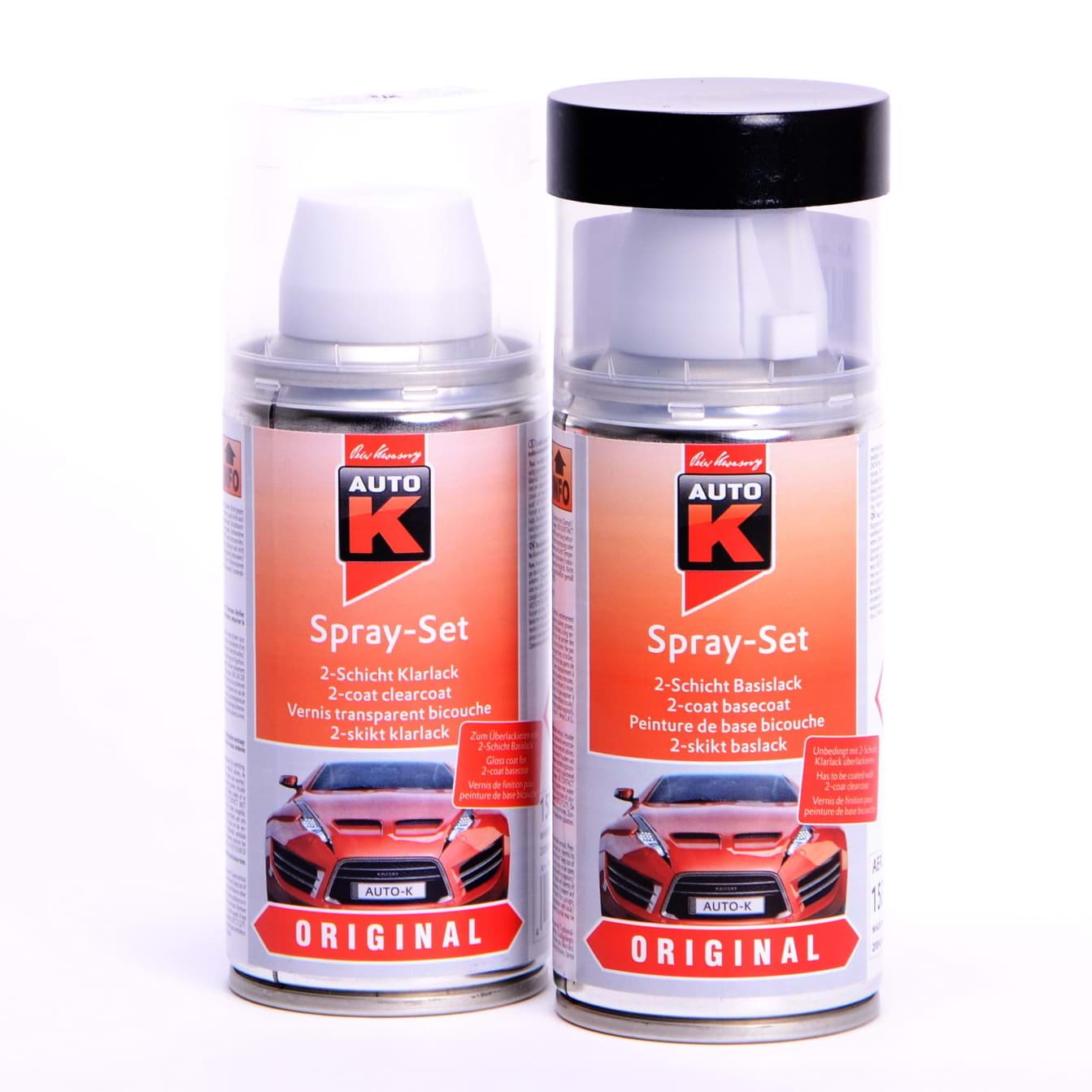 Afbeelding van Auto-K Spray-Set Autolack für Volkswagen, VW, Audi, LY9C Ibisweiß 20127