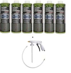 Zeige Details für Petec Hohlraumschutz & -Konservierung Transparent 6 x 1liter inkl. Pistole 73510 Bild von Petec Hohlraumschutz & -Konservierung Transparent 6 x 1liter inkl. Pistole 73510