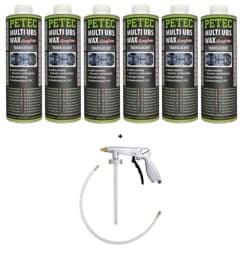 Zeige Details für Petec Multi UBS Wax Transparent 6 x 1liter + UBS Pistole 73410 Bild von Petec Multi UBS Wax Transparent 6 x 1liter + UBS Pistole 73410