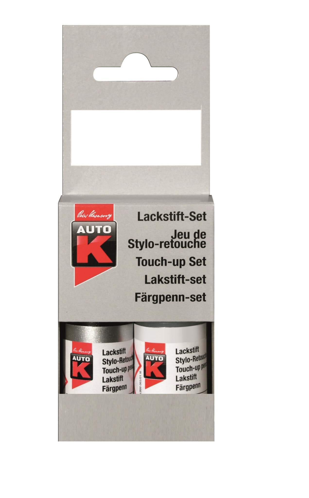 Bild von AutoK Lackstift, Tupflack Set, für BMW 309 Arktissilber met. 427309