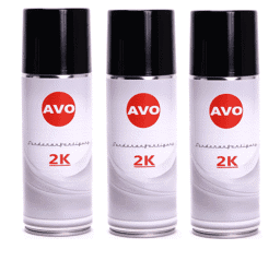 Afbeelding van RAL 9005  2K Lackspray AVO glänzend 3 x 400ml   E0225-3