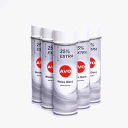 Zeige Details für AVO weiss glänzend Lackspray 6 x 500ml Bild von AVO weiss glänzend Lackspray 6 x 500ml