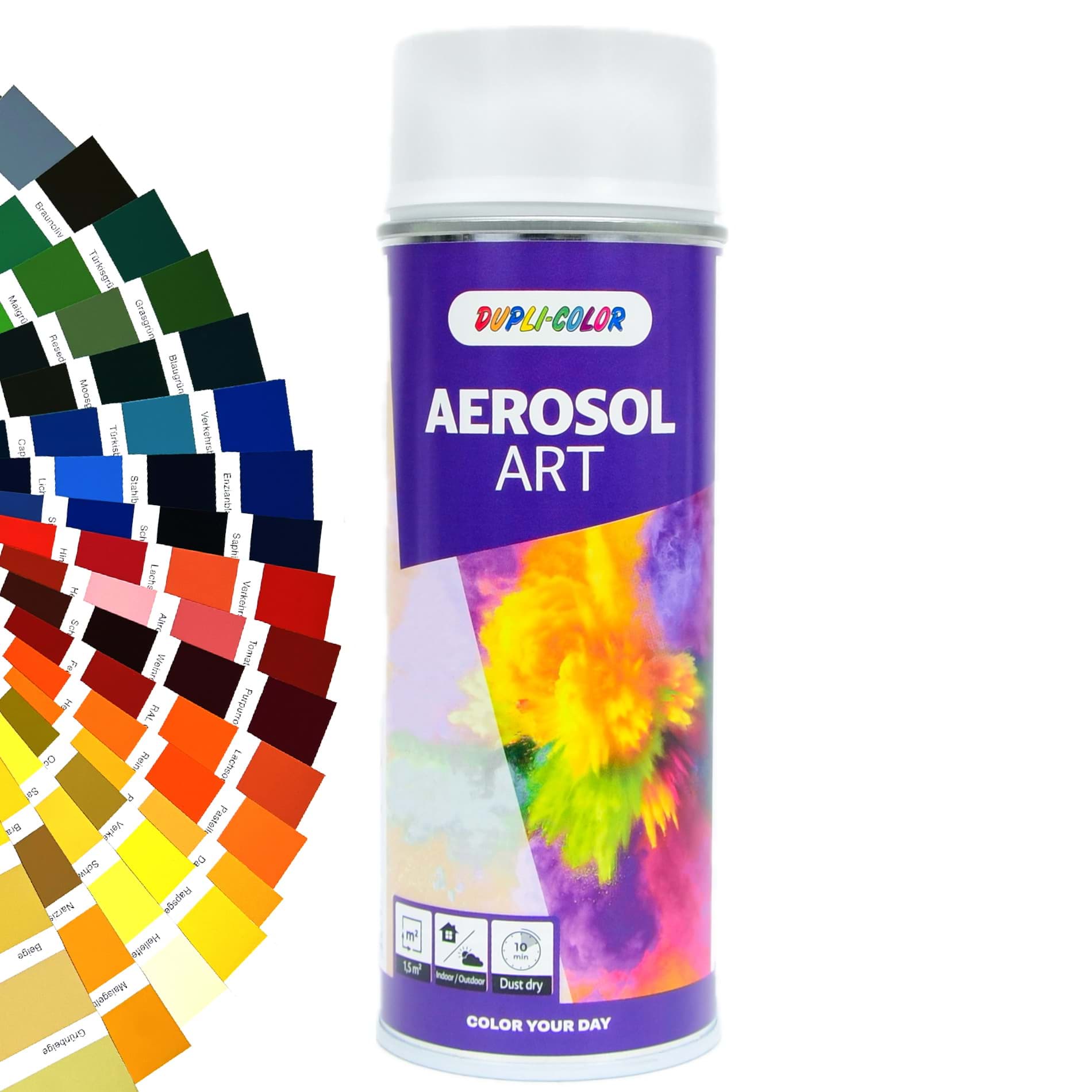 Dupli Color Aerosol Art Lackspray RAL 3000 Feuerrot matt resmi