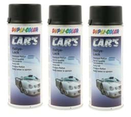 Zeige Details für 3x Dupli Color Cars Schwarz seidenmatt Lackspray 400ml Bild von 3x Dupli Color Cars Schwarz seidenmatt Lackspray 400ml
