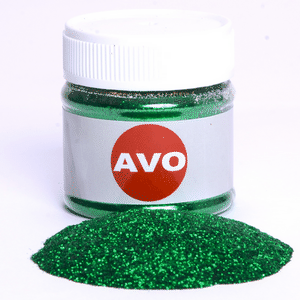 Avo Metal Flakes kelly grün 0,2mm resmi