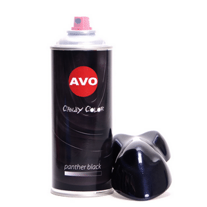 AVO Effektlack Candy Color Panther Black Lasur Lackspray 400ml resmi