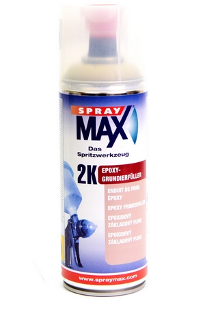 Afbeelding van SprayMax 2K Epoxy-Grundierfüller beige Spray 400ml