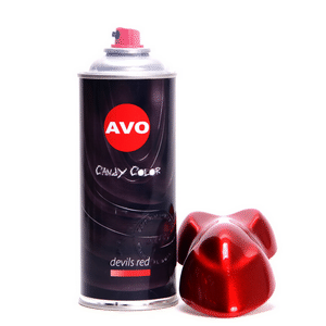 AVO Effektlack Candy Color Devils Red Lasur Lackspray 400ml resmi
