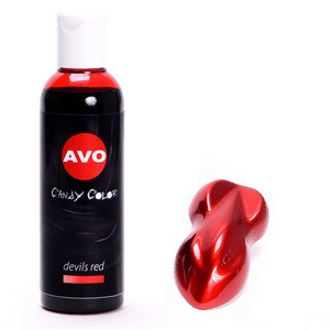 Afbeelding van AVO Effektlack Candy Color Devils Red Lasur 200ml