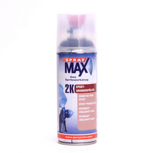 Afbeelding van SprayMax 2K Epoxy-Grundierfüller schwarz Spray 400ml