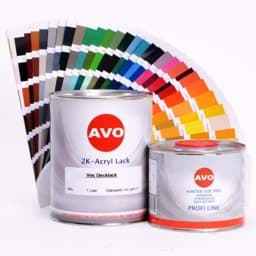 Bild von AVO 2K HS RAL Farb Set 1,5 Liter ( 1L AVO VOC Autolack und 0,5L AVO VOC Härter )