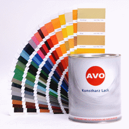 Farbfächer nach RAL Farbkarte mit Perlfarben Leucht DB Farbtöne 227 Farben AVO