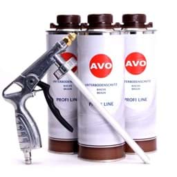 Bild von AVO Unterbodenschutz Wachs 3 Liter + UBS/HV Spritzpistole 