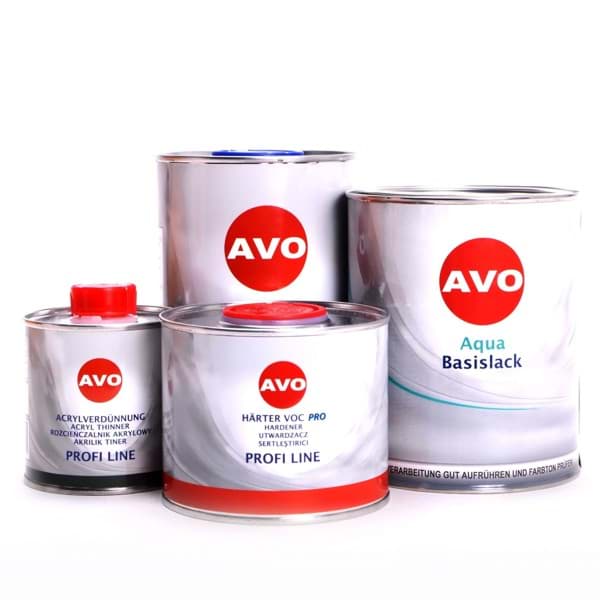 Bild von AVO Autolack 2,75 Liter komplett Set in Ihrem Wunschfarbton