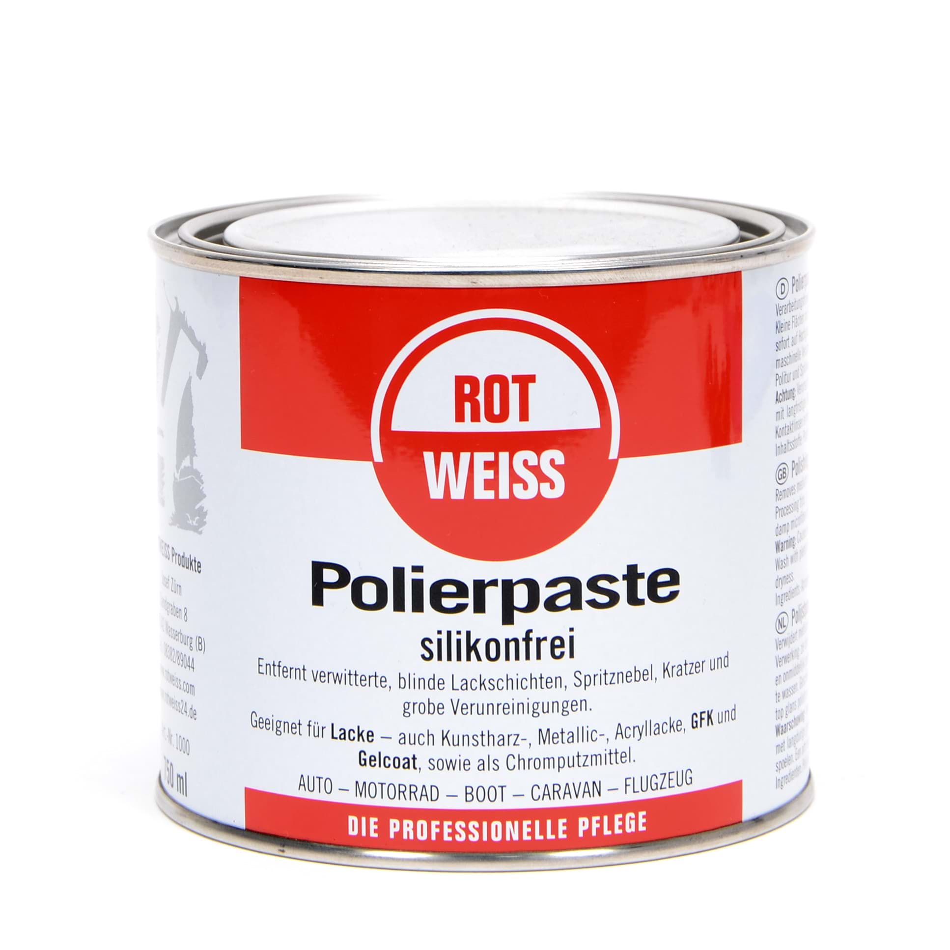 Rot-Weiss Polierpaste 750ml resmi