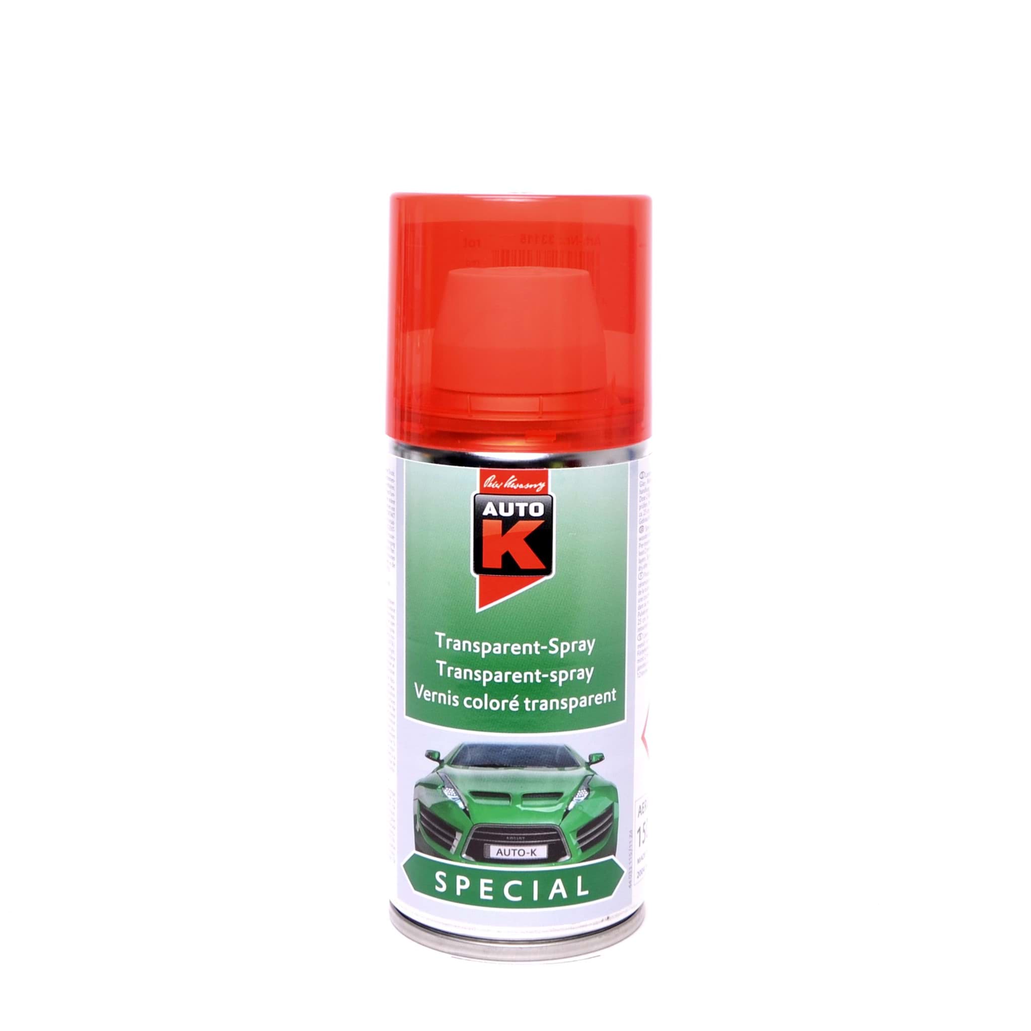 Obraz Auto-K Transparent-Spray Rückleuchten Spray Tönungsspray rot 150ml 33115