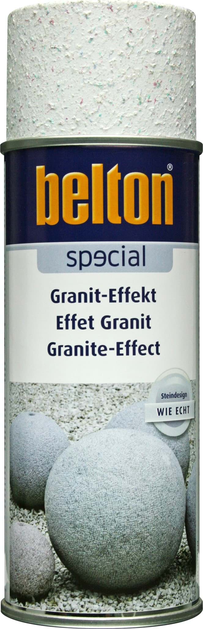 Obraz Belton Special Lackspray Granit-Effekt weiss