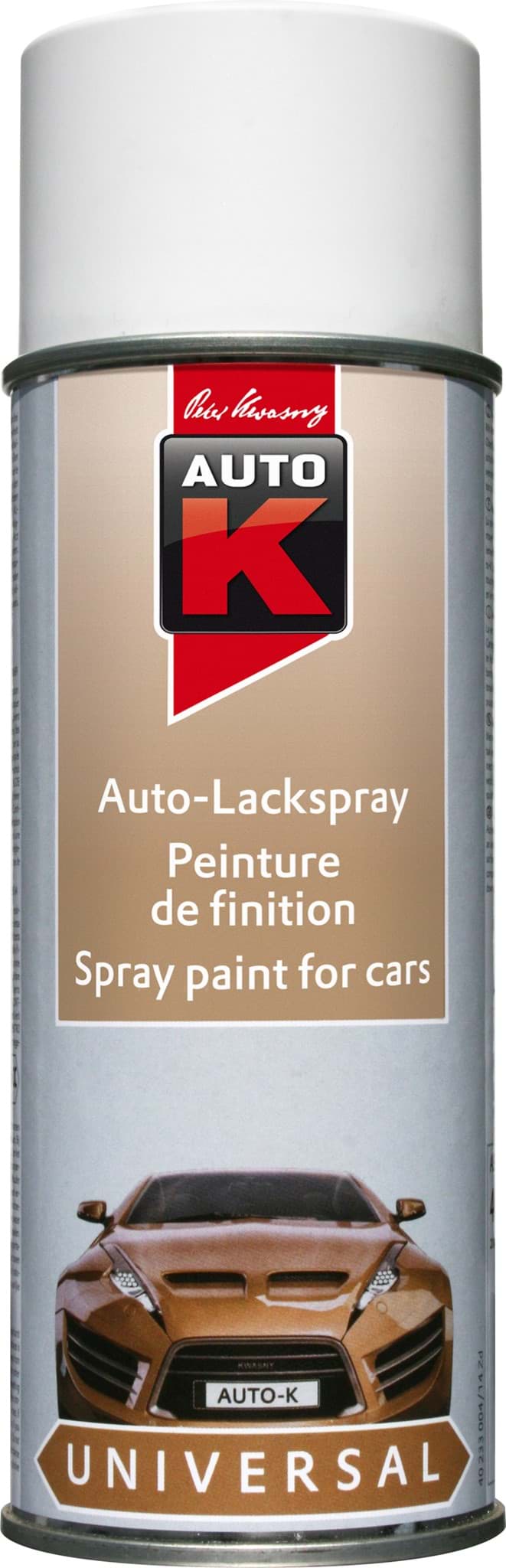 AutoK Standard-Spray weiss matt 400ml 233040 resmi