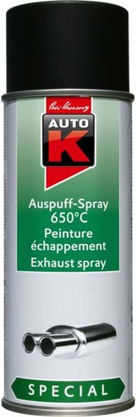 Bild von AutoK Auspuff Spray 650C° schwarz 400ml 233099 