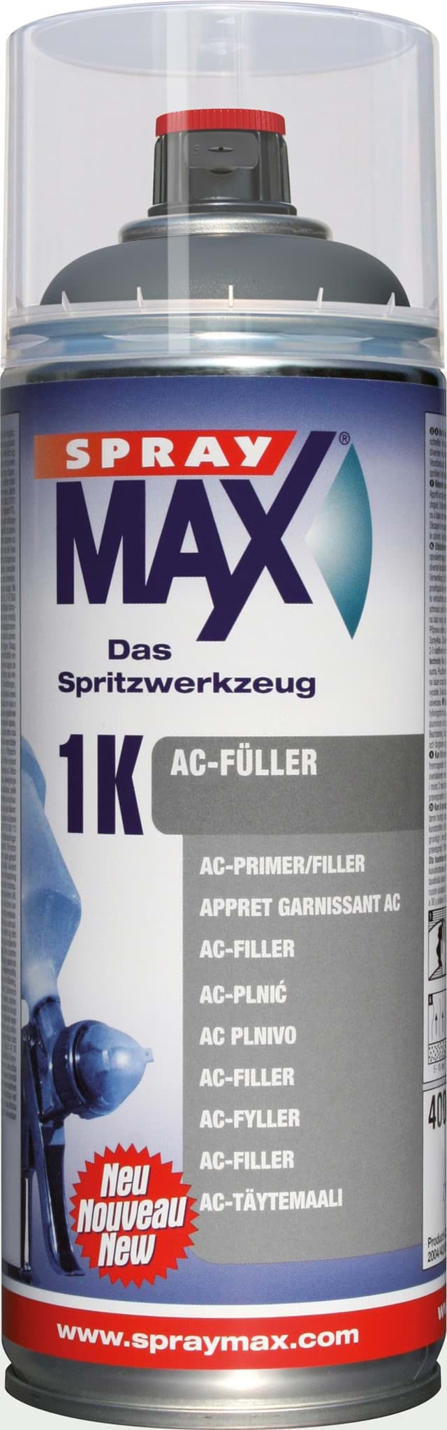 Picture of SprayMax 1K AC-Füller dunkelgrau Spray 400ml