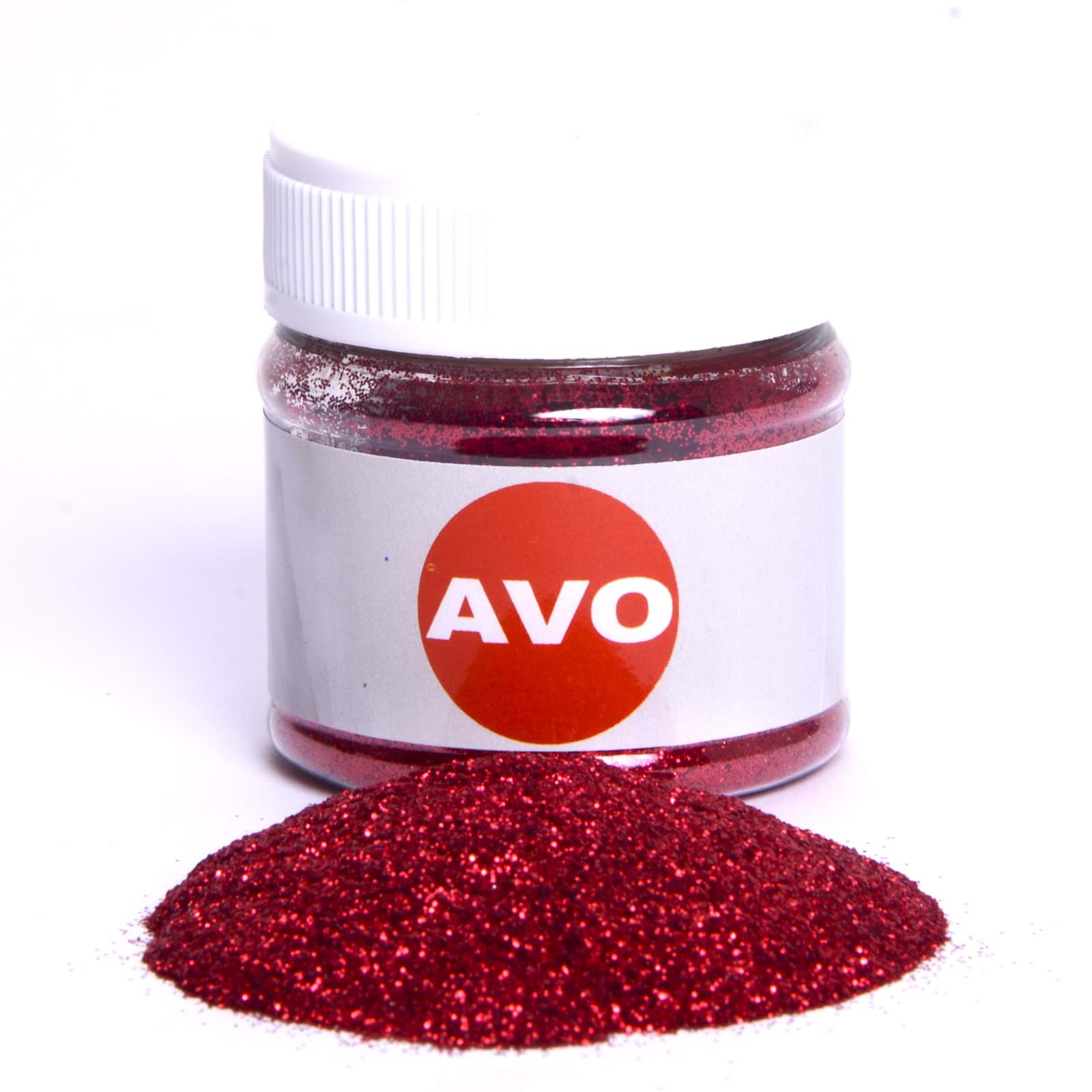 Picture of Avo Metal Flakes rot 0,2mm