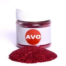 Bild von Avo Metal Flakes rot 0,2mm
