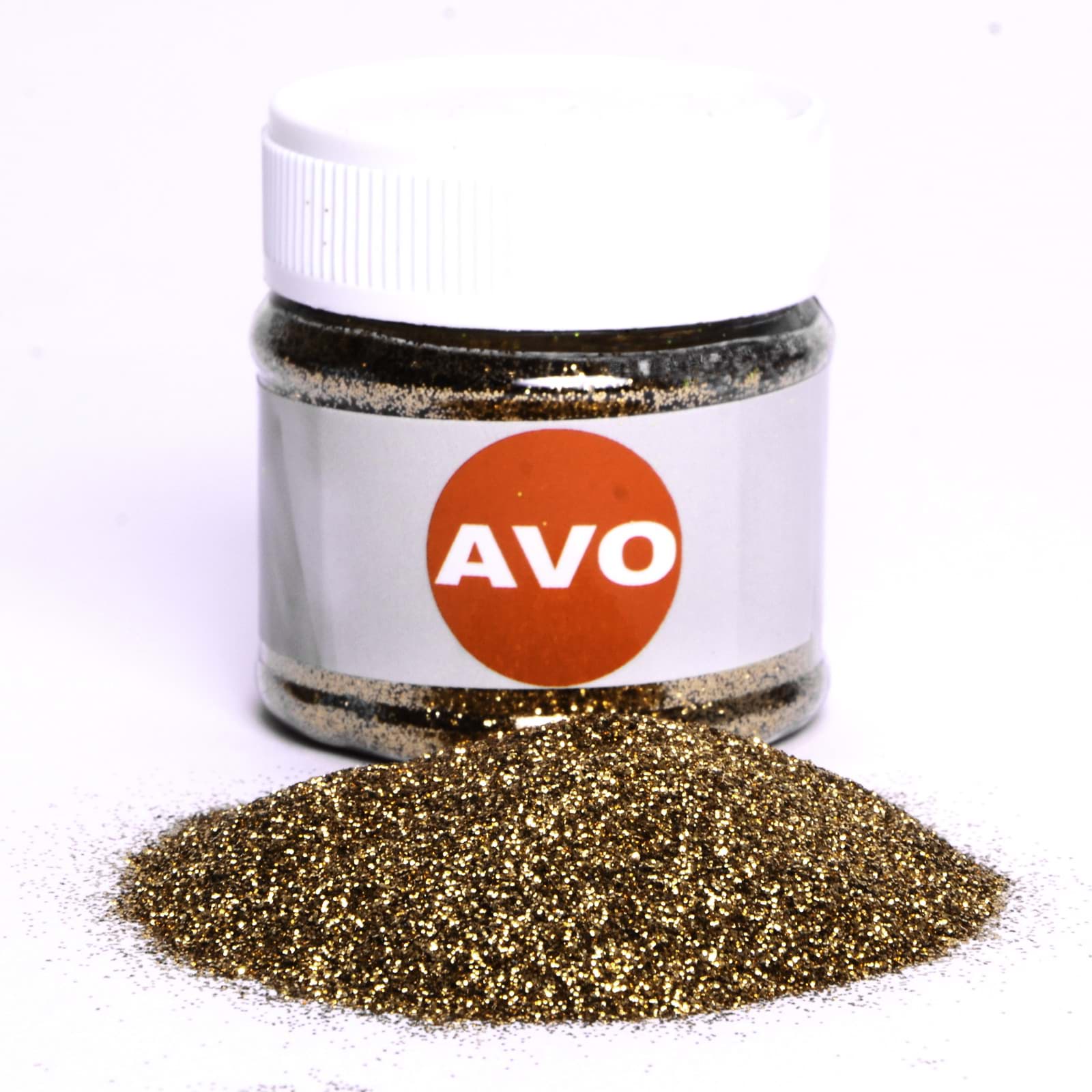 Avo Metal Flakes rot gold 0,2mm resmi