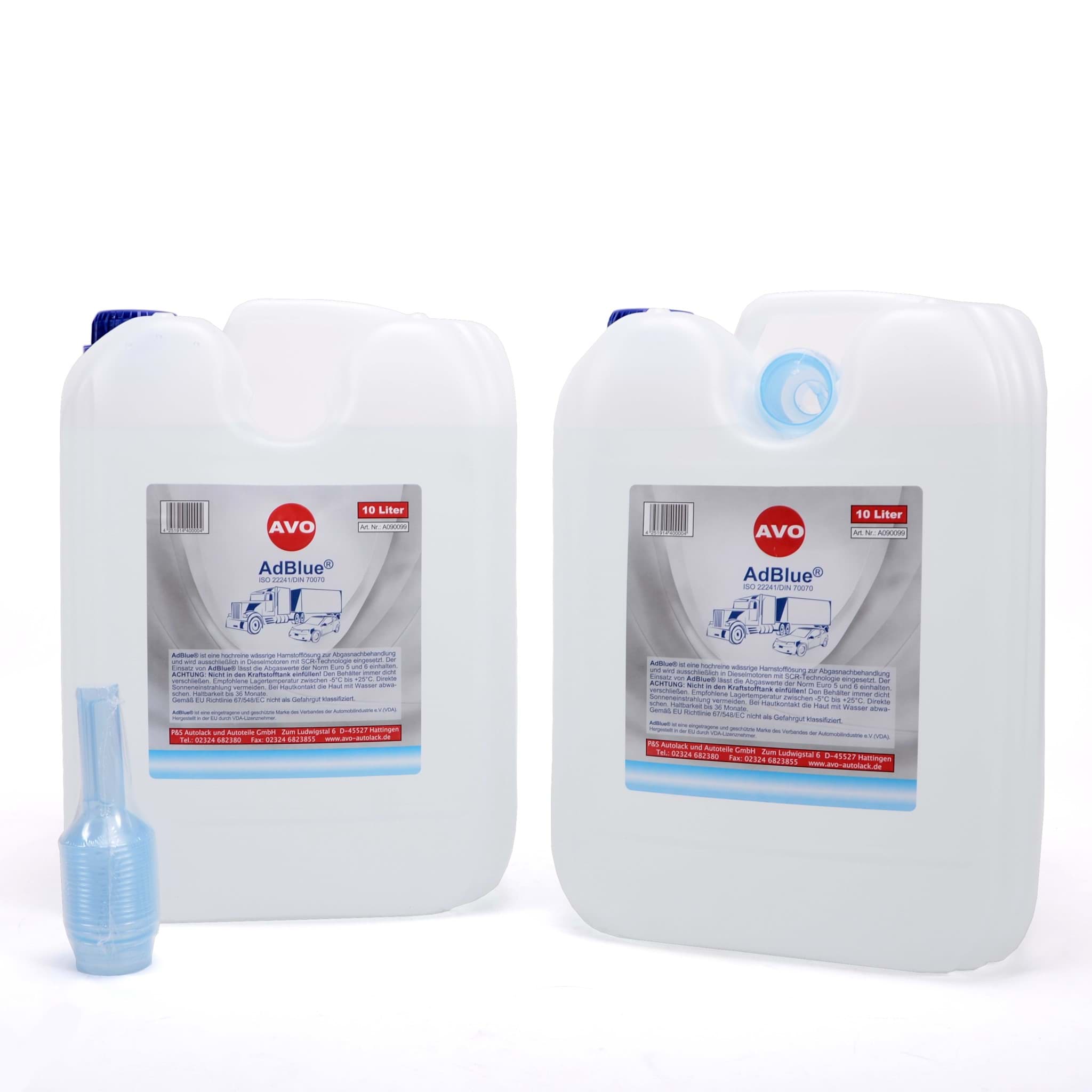 AdBlue® 20 Liter Harnstofflösung Additiv für Dieselmotoren ( 2x10 Liter ) resmi