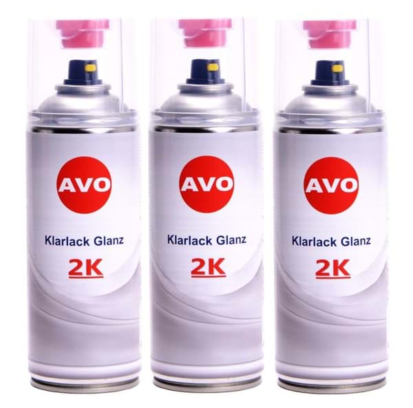 Bild von AVO 2K Klarlack - Spray hochglänzend 3 x 400ml