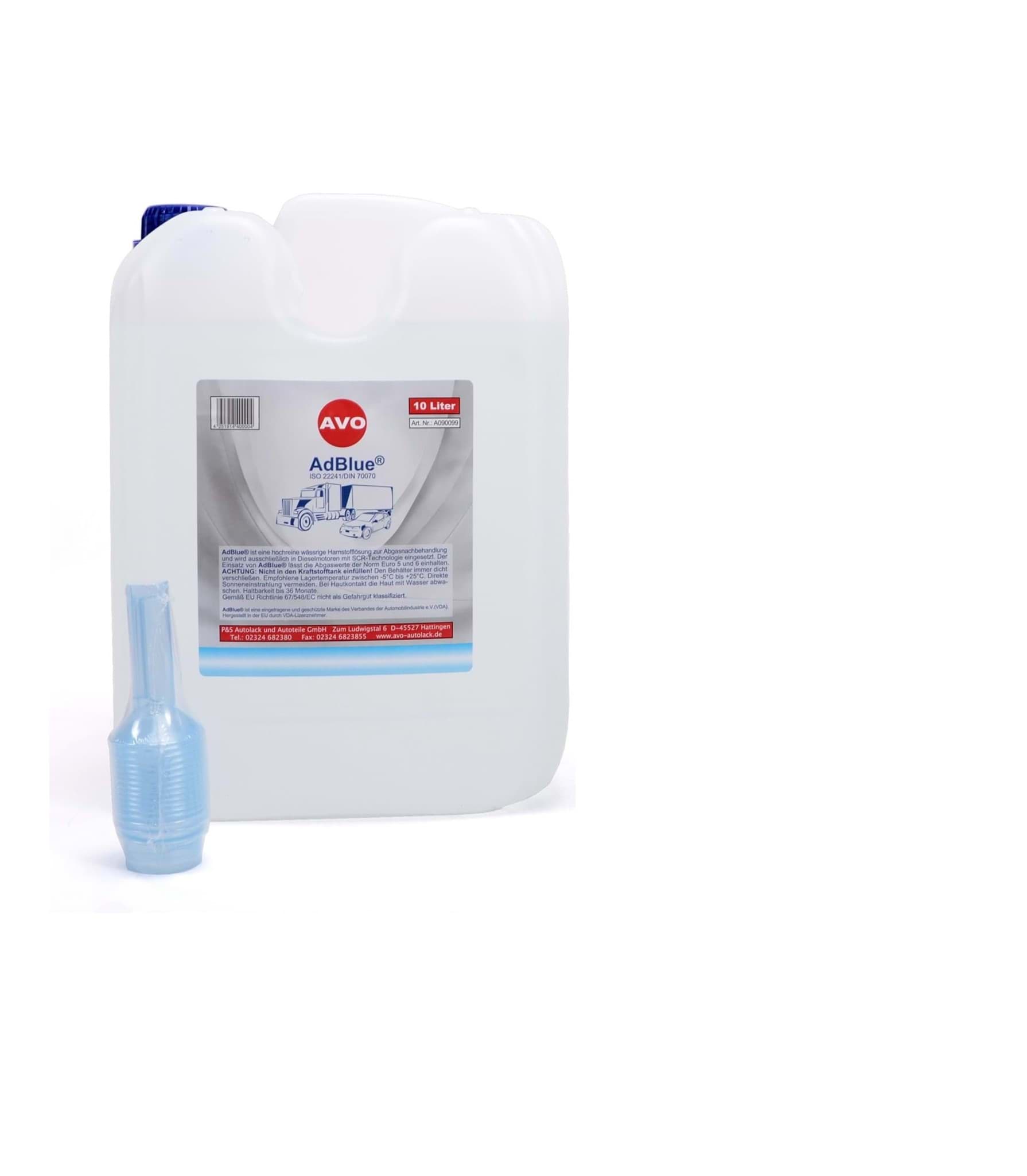 Afbeelding van AdBlue® 10 Liter Harnstofflösung Additiv für Diesel 
