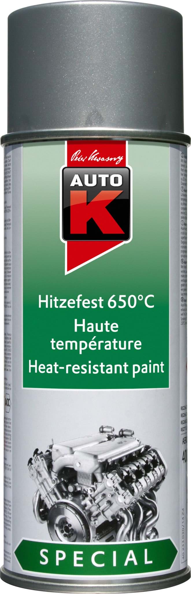 Lackspray hitzefest 650°C silber von AutoK resmi