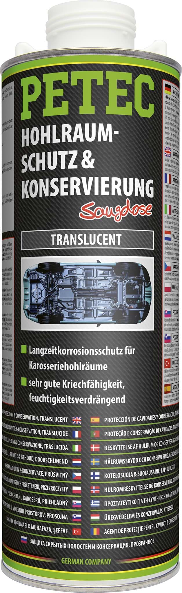 1liter Petec Hohlraumschutz & -Konservierung Transparent