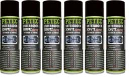 Bild von Petec Unterbodenschutz Bitumen Spray nicht überlackierbar schwarz 6 x 500ml 73150