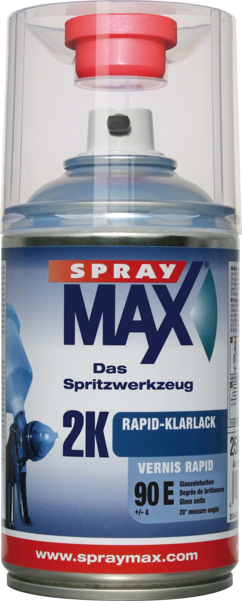 Obraz SprayMax 2K Rapid Klarlack Spray benzinfest 250ml