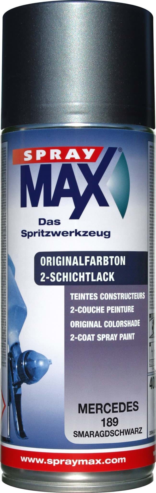 SprayMax Originalfarbton Mercedes 189 Smaragdschwarz SprayMax Originalfarbton Mercedes 189 Smaragdschwarz