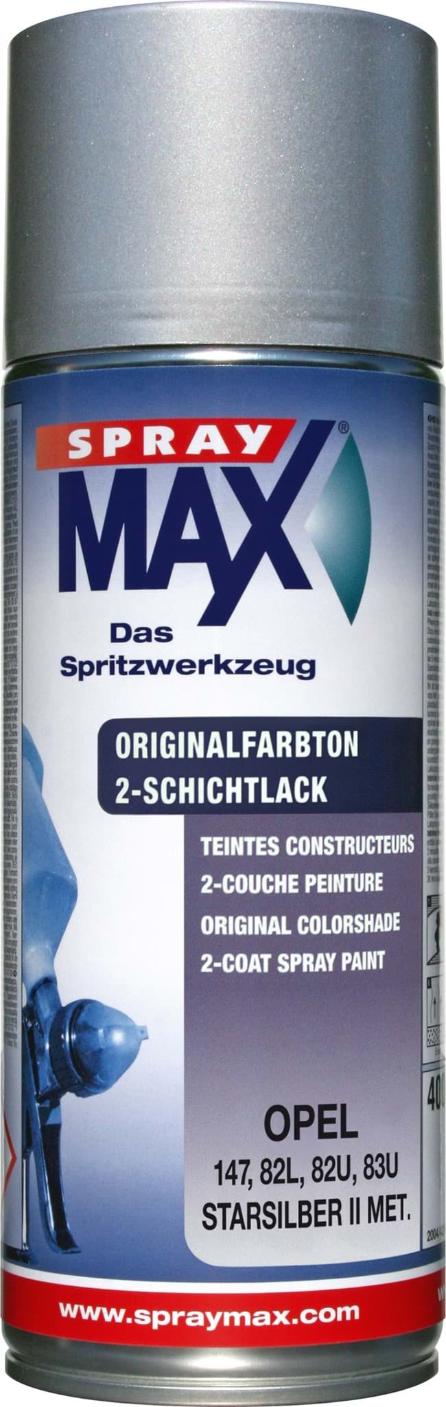 SprayMax Originalfarbton für Opel 147 starsilberII met. resmi