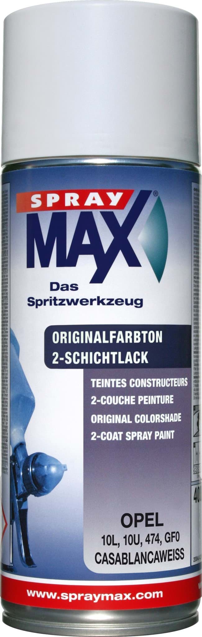 SprayMax Originalfarbton für Opel 474 casablancaweiss resmi