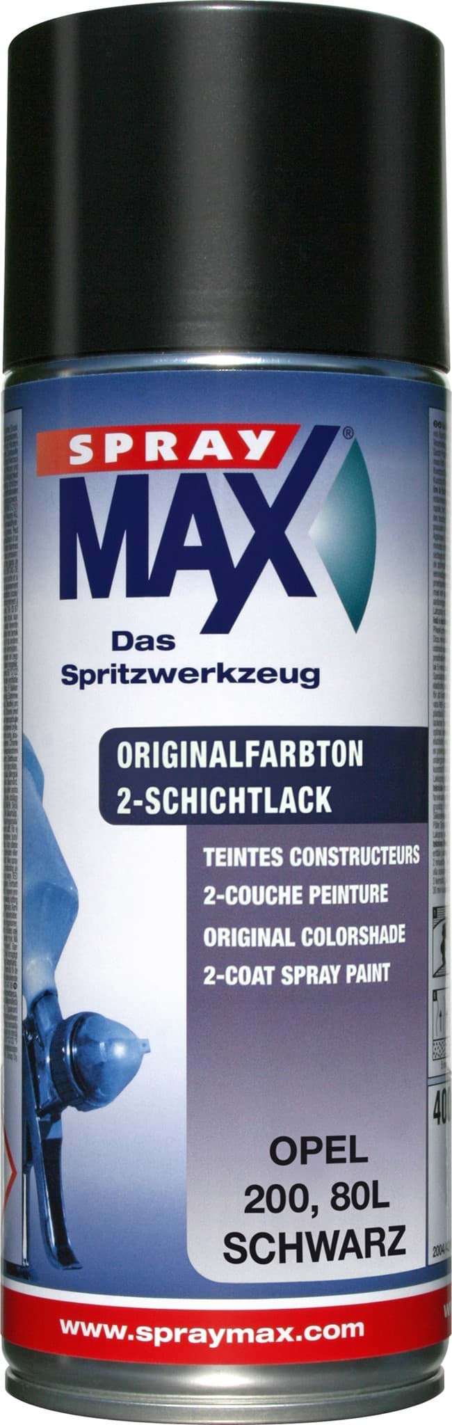 Obraz SprayMax Originalfarbton für Opel 200 schwarz
