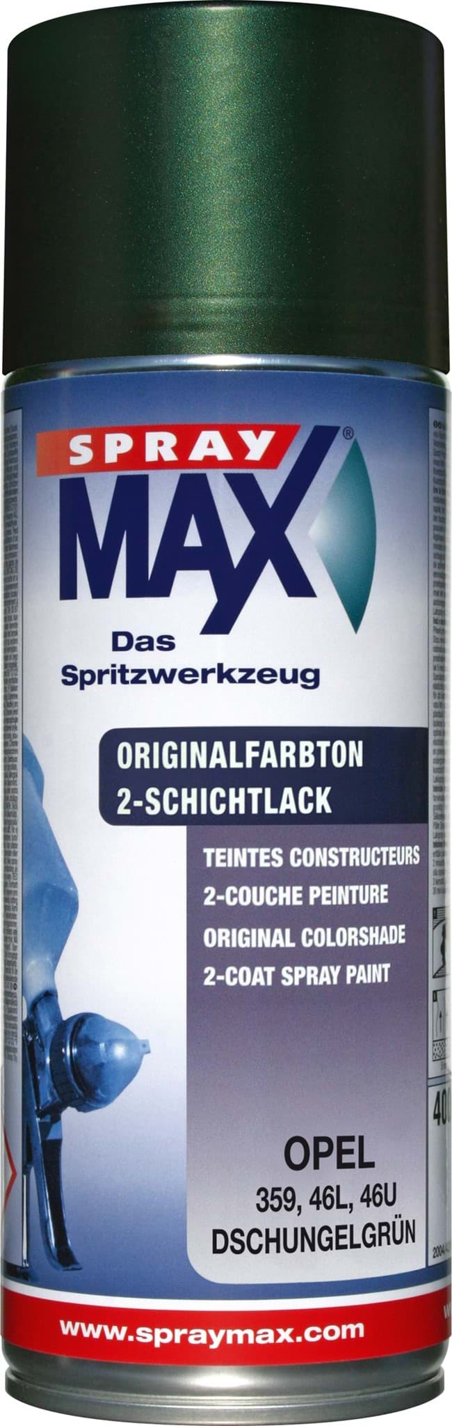 SprayMax Originalfarbton für Opel 359 dschungelgrün resmi