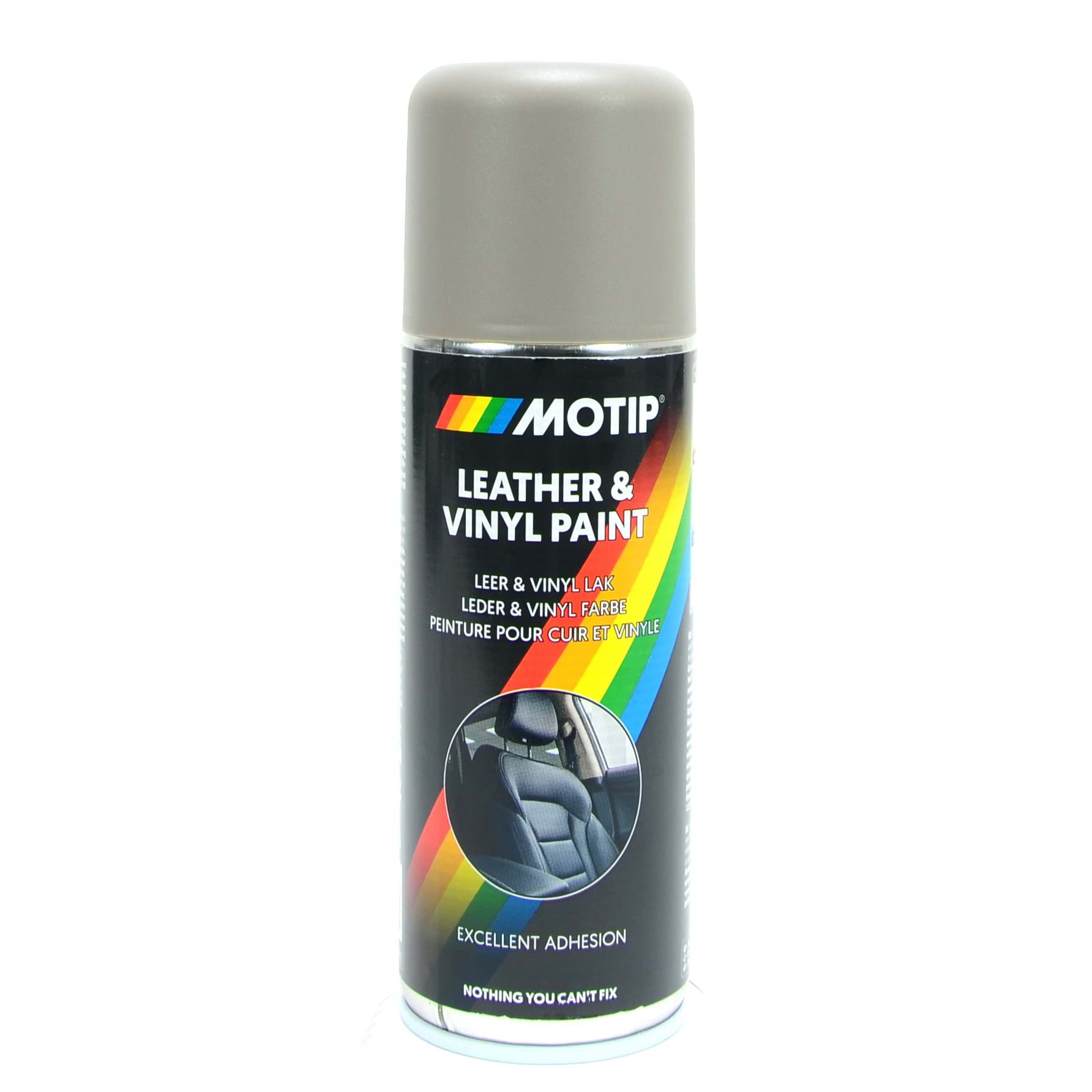 Afbeelding van Motip Leder & Vinyl Farbe Spray beige grau 200ml