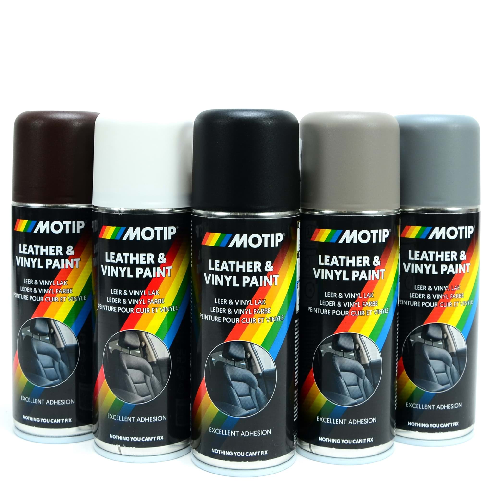 Motip Leder & Vinyl Farbe Spray 200ml resmi