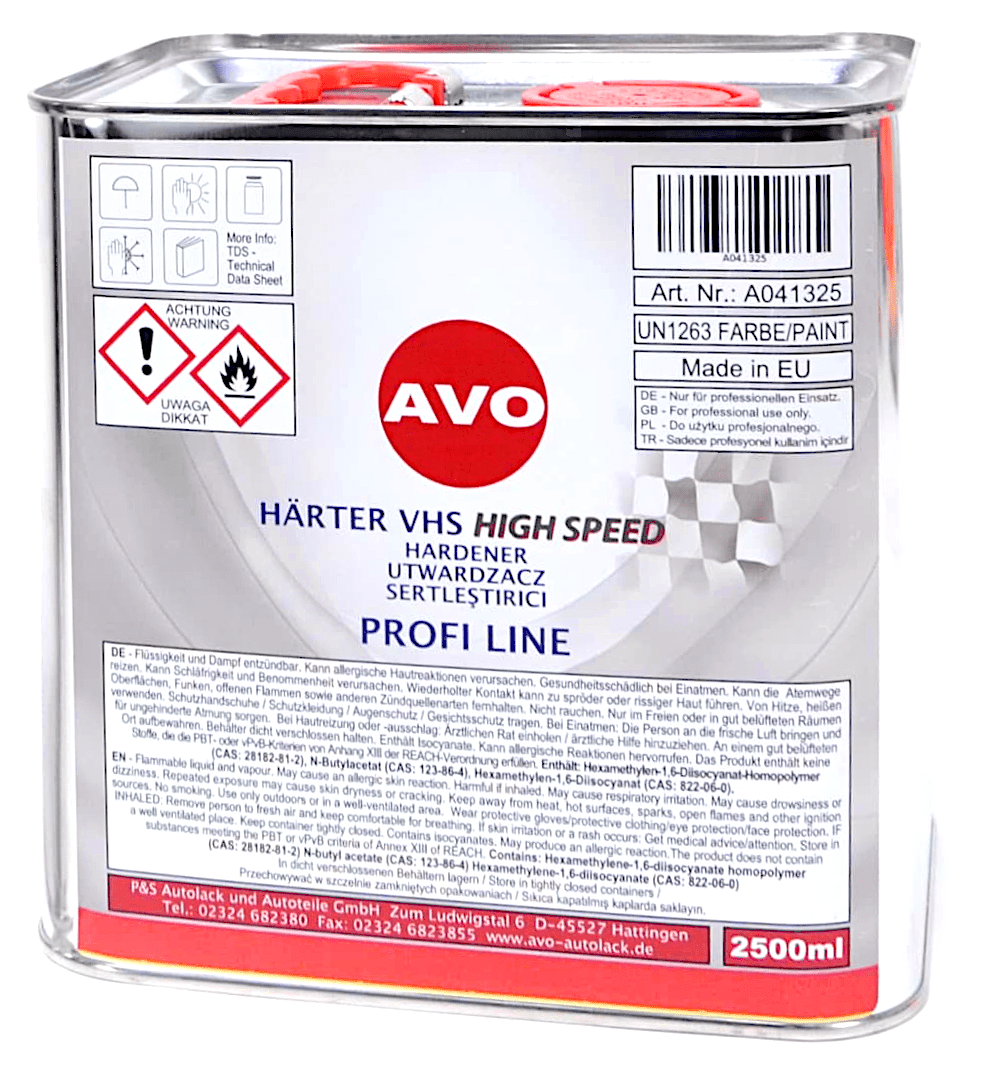 AVO 2K High Speed Härter 2,5 Liter resmi