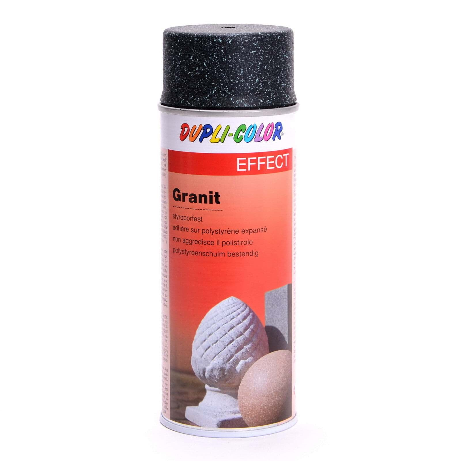 Bild von Dupli-Color Effect Granit Spray Schwarz Styroporfest Lackspray 400ml