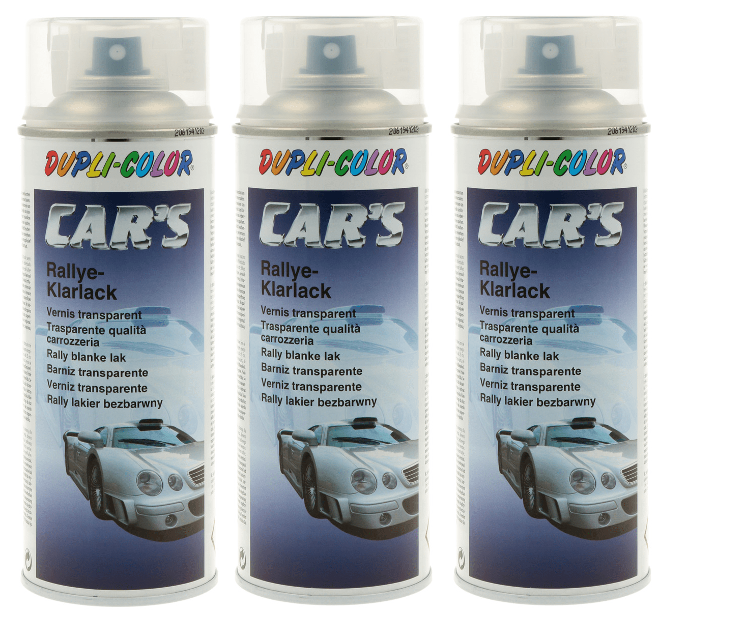 Bild von Duplicolor Cars Lackspray Klarlack glänzend 3 x 400ml